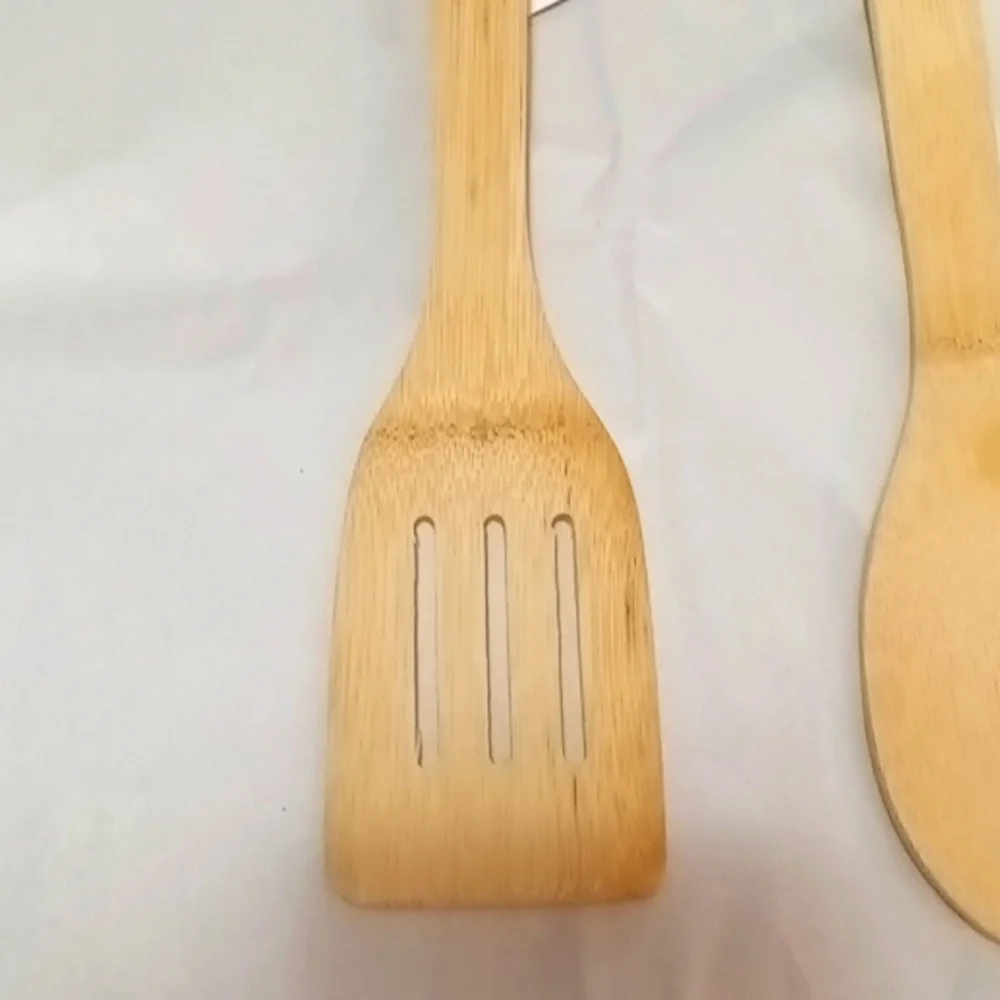 Bamboo Kitchen Utensils 3 PC Set - Picture 2 of 4
